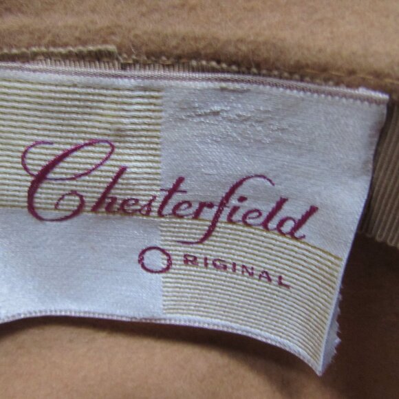 Vintage 1970 Style Bucket Hat Camel Color Velour Made in Austria Chesterfield